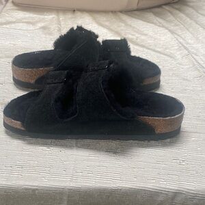 Birkenstock Arizona Shearling Sandals
